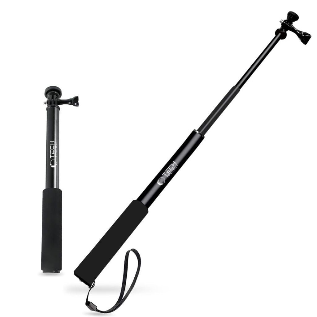 Tech-Protect Ga100 Monopad & Selfiestick För GoPro/Dji – Svart