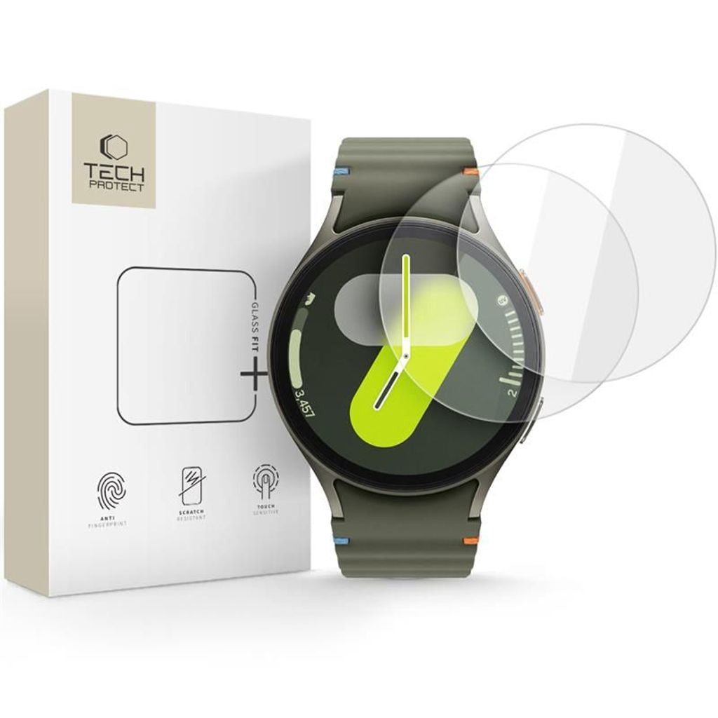 Tech-Protect Glass Fit+ Skärmskydd Galaxy Watch 40/41/42/43/44mm, 2-pack