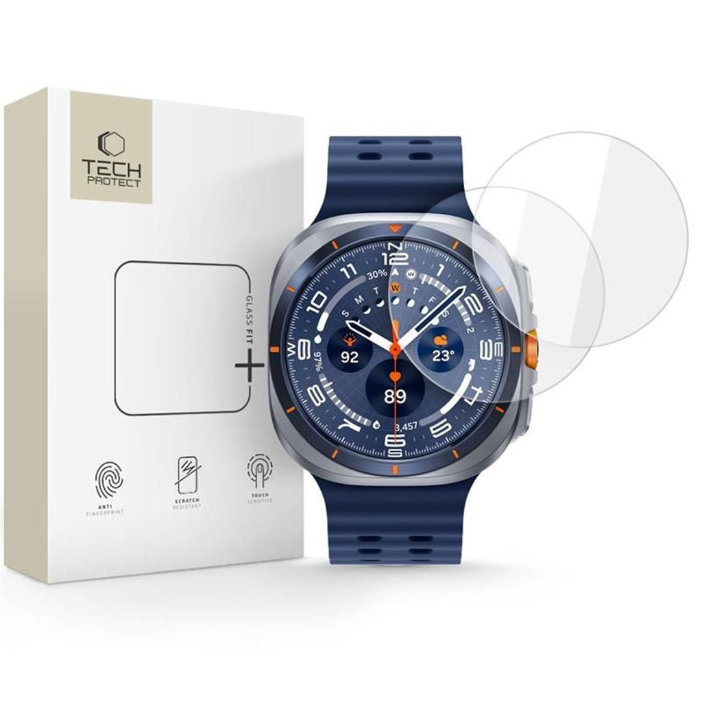 Tech-Protect Glass Fit+ Skärmskydd Galaxy Watch Ultra 47 mm, 2-pack