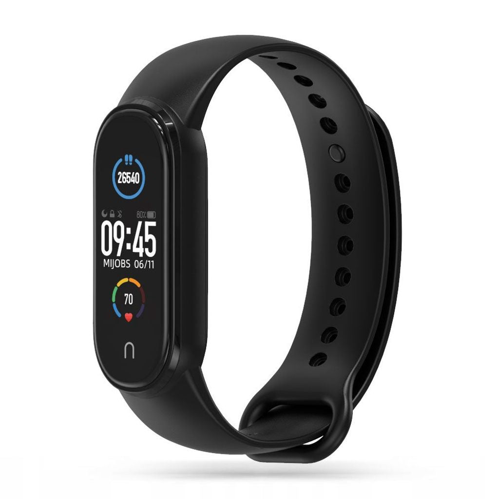 Tech-Protect Iconband Klockarmband För Xiaomi Mi Smart Band 5/6/7/NFC - Svart