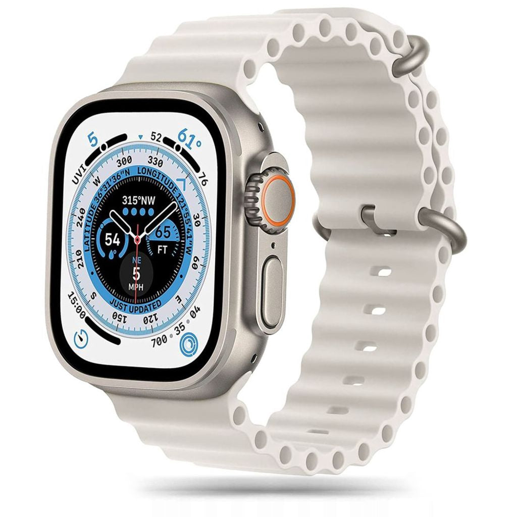 Tech-Protect Iconband Pro Klockarmband För Apple Watch 42/44/45/49 Mm - Beige