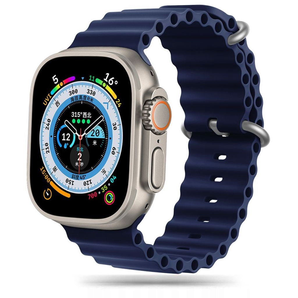 Tech-Protect Iconband Pro Klockarmband För Apple Watch 42/44/45/49 Mm - Blå
