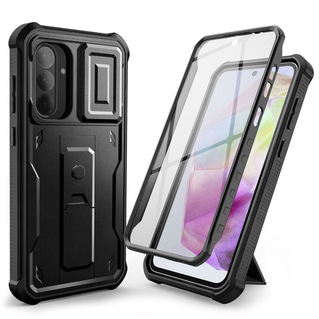 Tech-Protect Kevlar Cam+ Skal För Samsung Galaxy A36 5G - Svart
