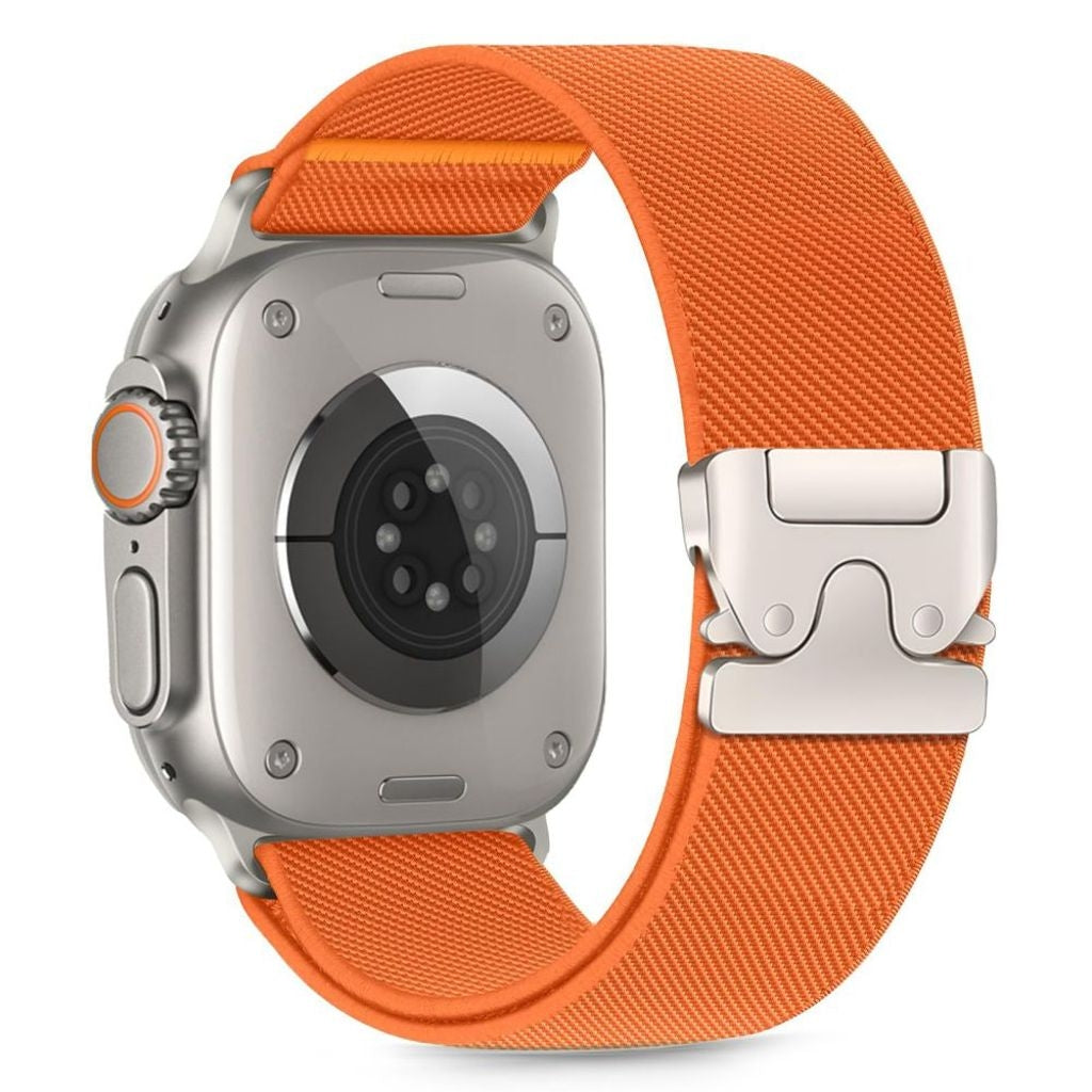 Tech-Protect Klockarmband med Nylonspänne för Apple Watch 44/45/46/49 mm - Orange