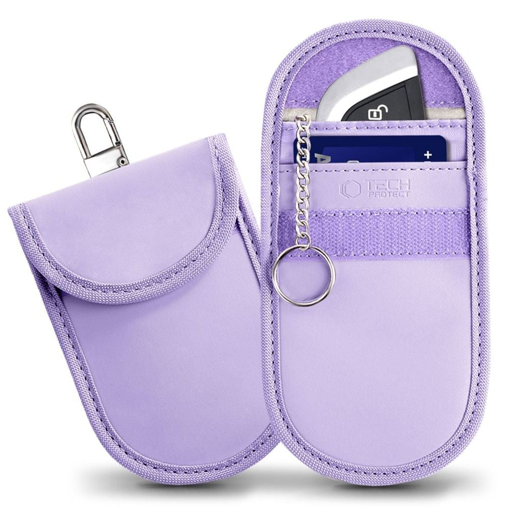 Tech-Protect Klr100 Rfid-blockerande bilnyckelfodral – Lila