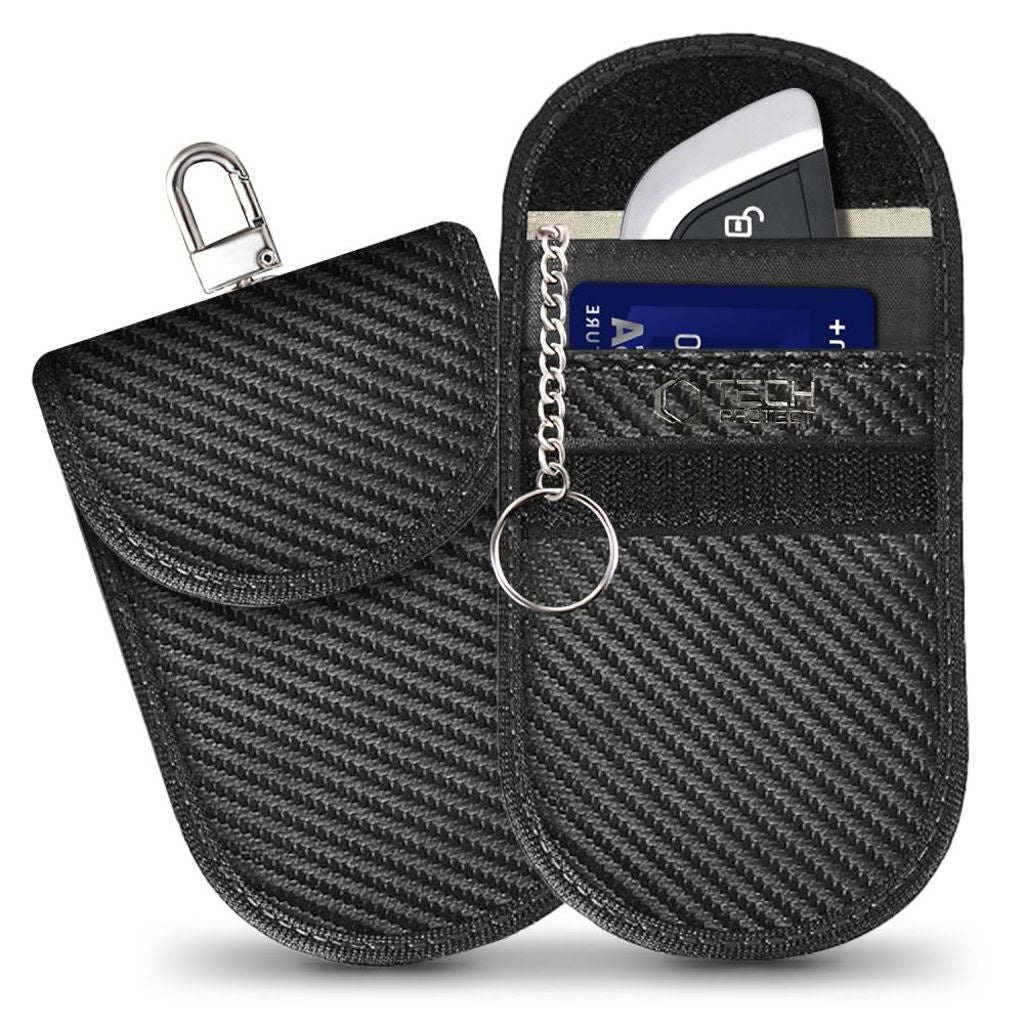 Tech-Protect Klr100 Rfid-blockerande bilnyckelfodral – svart
