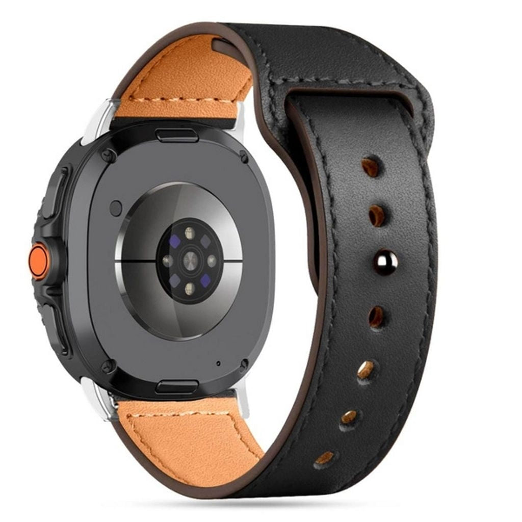 Tech-Protect Leatherfit Watch Strap Samsung Galaxy Watch 8 / 8 Classic - Black