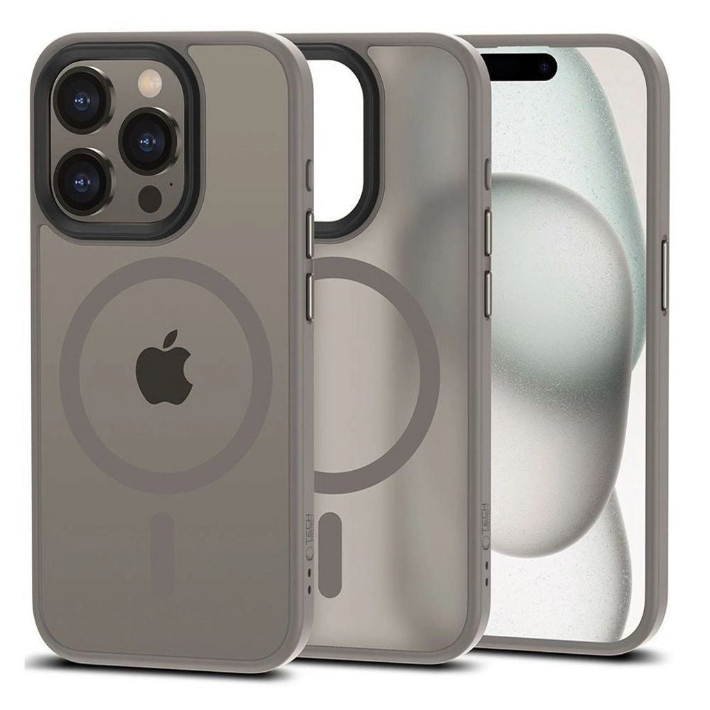 Tech-Protect MagMat MagSafe Case iPhone 15 Pro - Matte Titanium