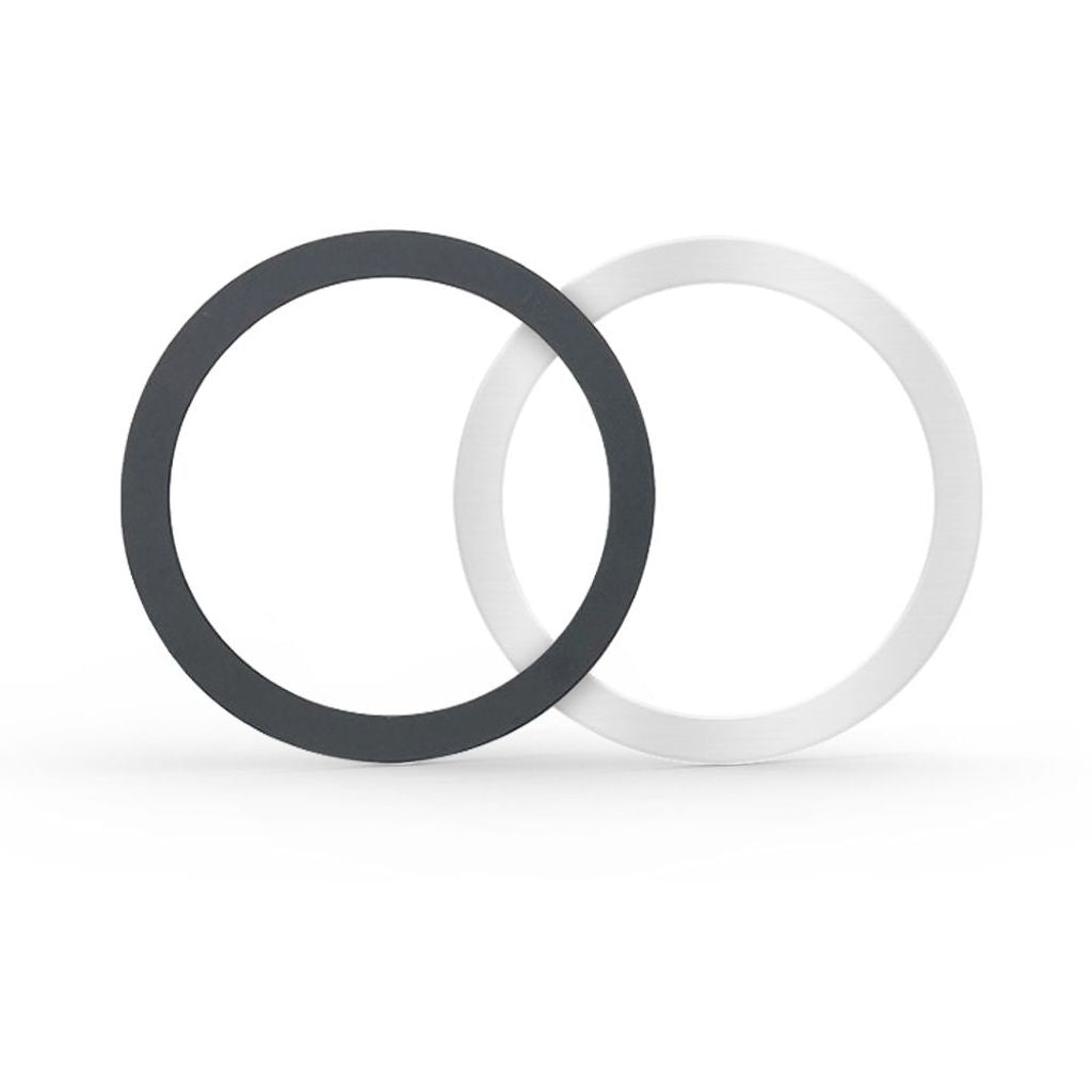 Tech-Protect Magmat Magsafe Magnetisk Ring Universal - Svart/Silver 2-pack