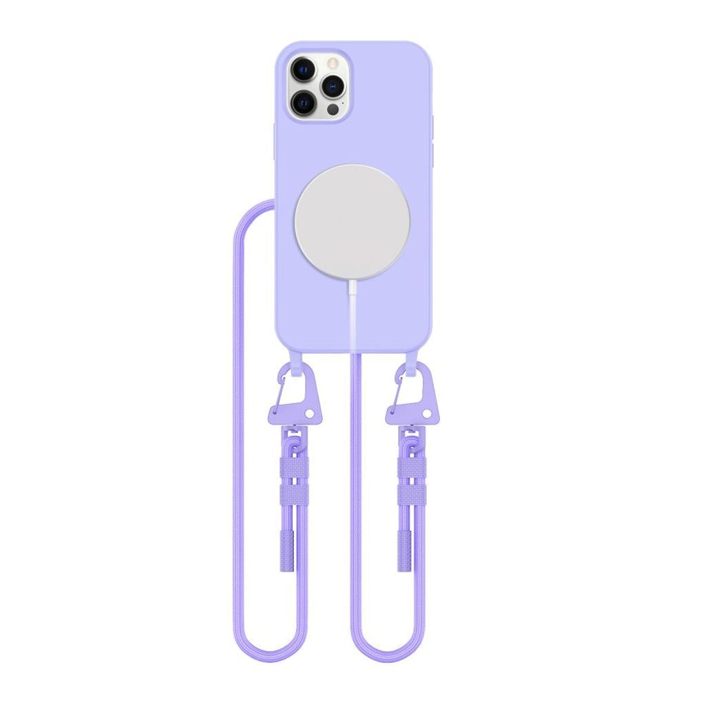 Tech-Protect Magnecklace Magsafe-skal för iPhone 12/12 Pro - Lavendel