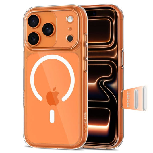 Tech-Protect Magpeak Magsafe CC-skal för iPhone 17 Pro - Transparent