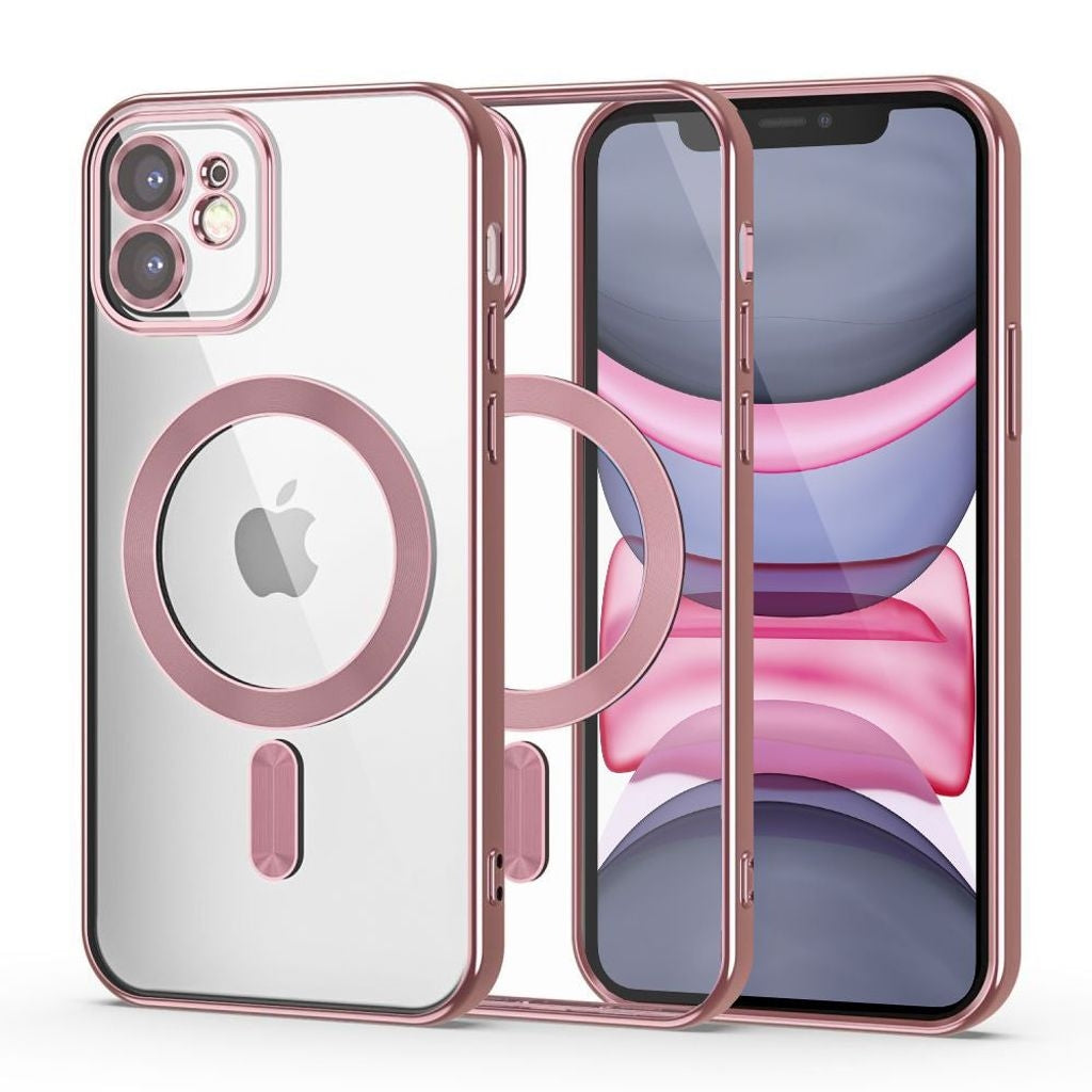 Tech-Protect Magshine Magsafe Fodral till Iphone 11 - Rosa