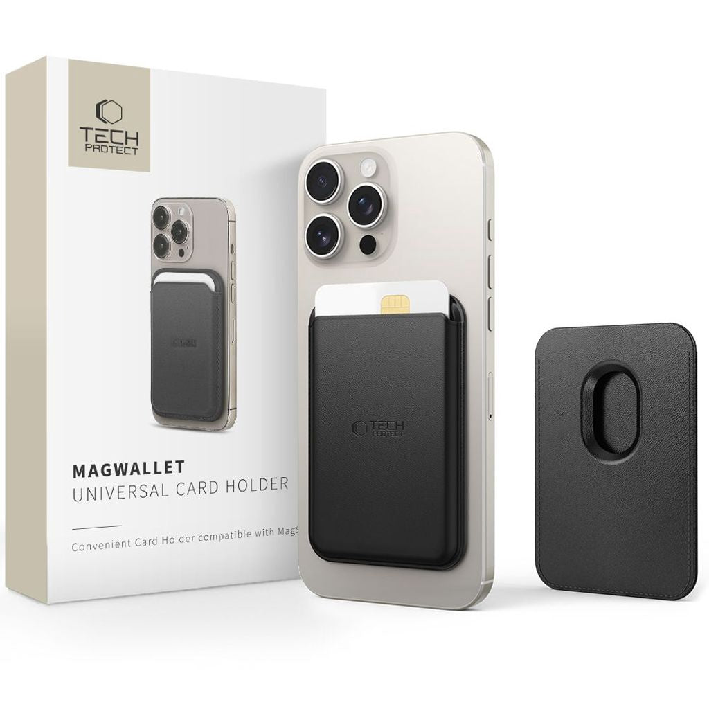 Tech-Protect Magwallet Magsafe-kortfodral – svart