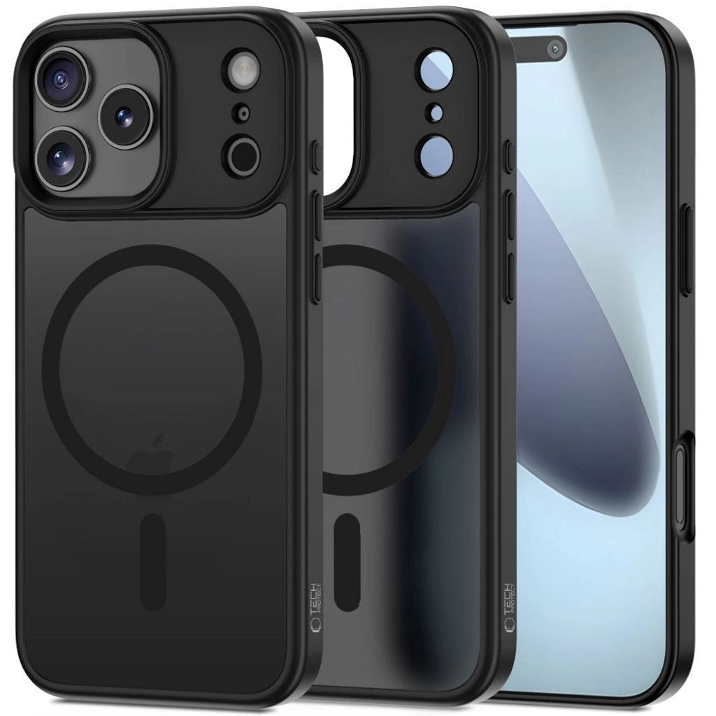 Tech-Protect Matt MagSafe Case for iPhone 17 Pro - Matte Black