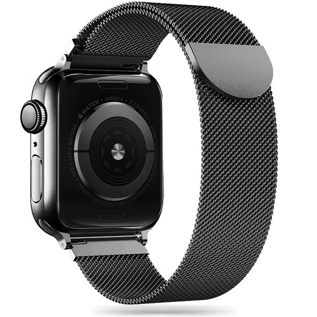 Tech-Protect Milaneseband Klockarmband För Apple Watch 38/40/41 Mm - Svart