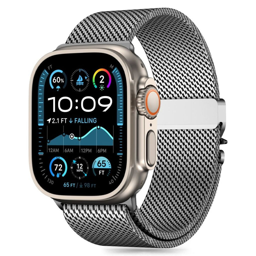 Tech-Protect Milano Klockarmband För Apple Watch 44/45/46/49 Mm - Silver