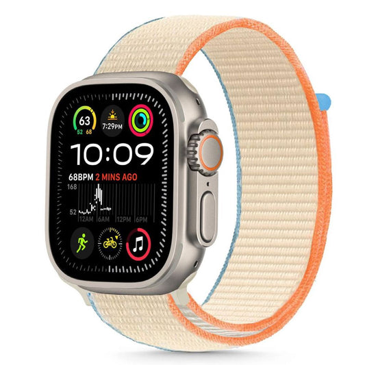 Tech-Protect Nylon Klockarmband För Apple Watch 40/41/42 Mm - Beige