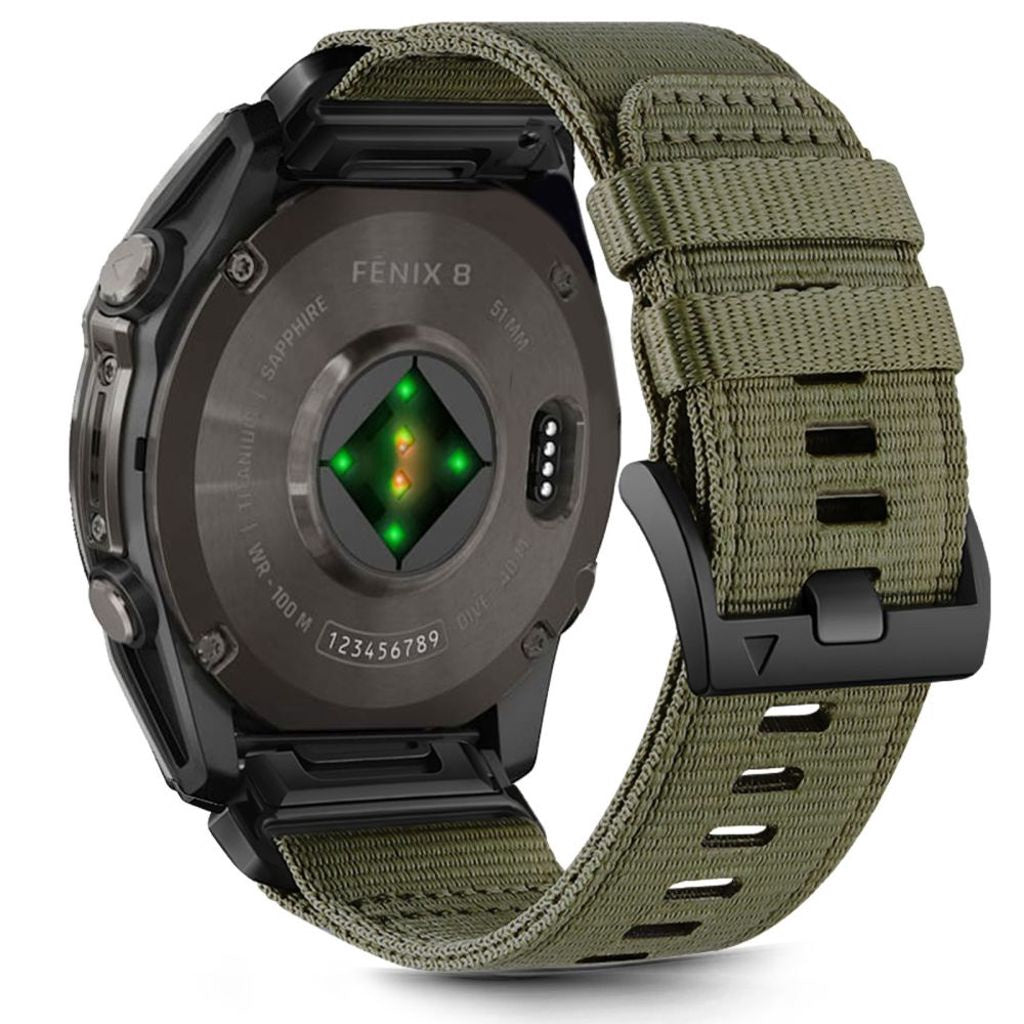 Tech-Protect Nylon Klockarmband För Garmin Fenix 6X/7X Etc - Grön