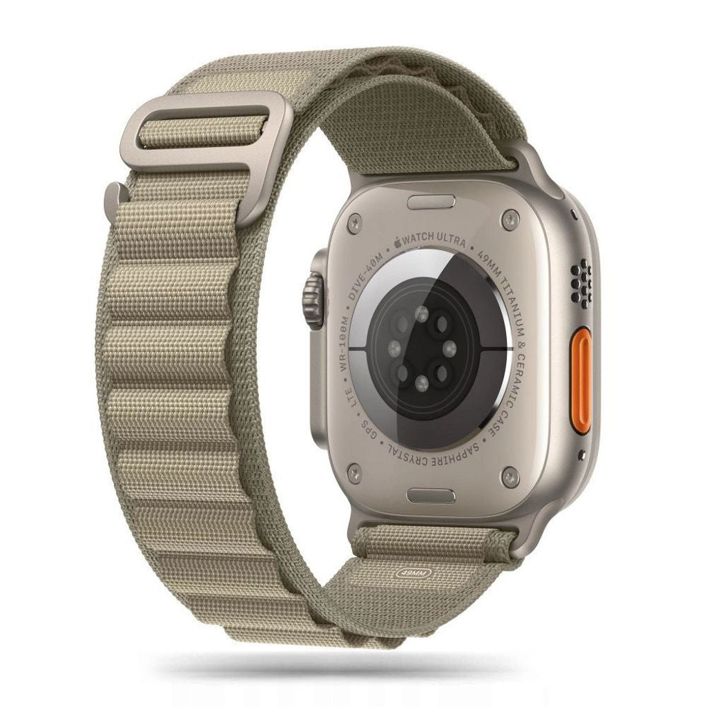 Tech-Protect Nylon Pro Watch Strap for Apple Watch 4/5/6/7/8/9/SE/Ultra 1/2 - Beige