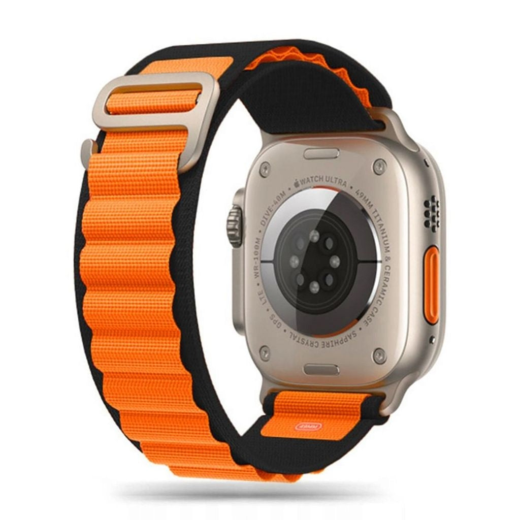 Tech-Protect Nylon Pro Watch Strap for Apple Watch 4/5/6/7/8/9/SE/Ultra 1/2 - Orange