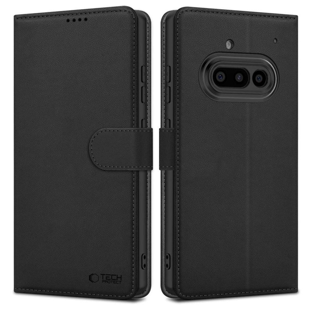 Tech-Protect Plånboksfodral För Nothing Phone 3A - Mattsvart