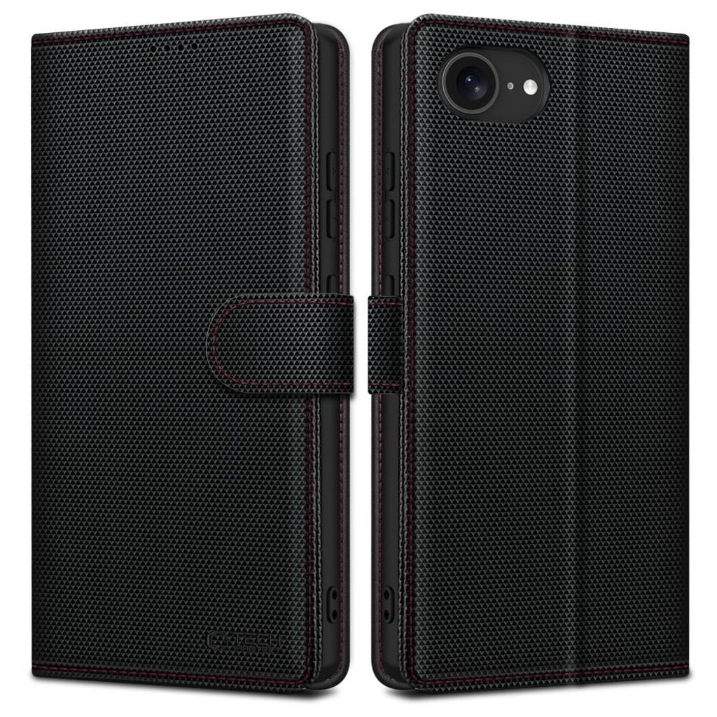 Tech-Protect Plånboksfodral RS För iPhone 16E - Svart