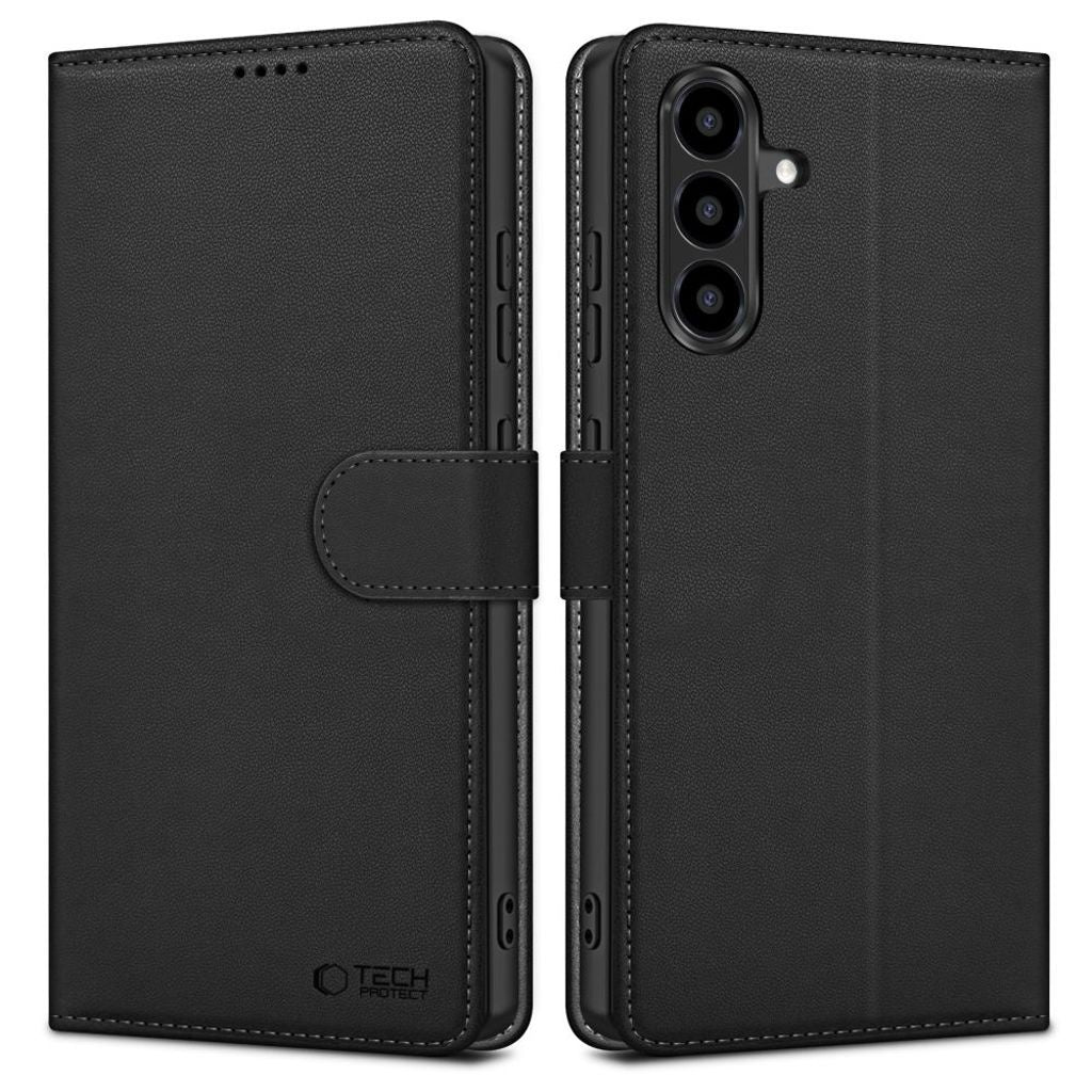 Tech-Protect Plånboksfodral för Samsung Galaxy A56 5G - Mattsvart