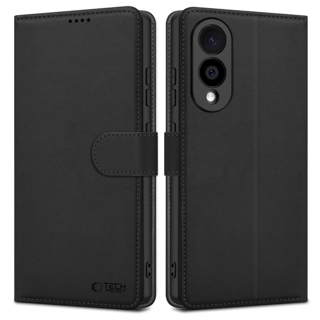 Tech-Protect Plånboksfodral för Samsung Galaxy S25 Edge - Svart