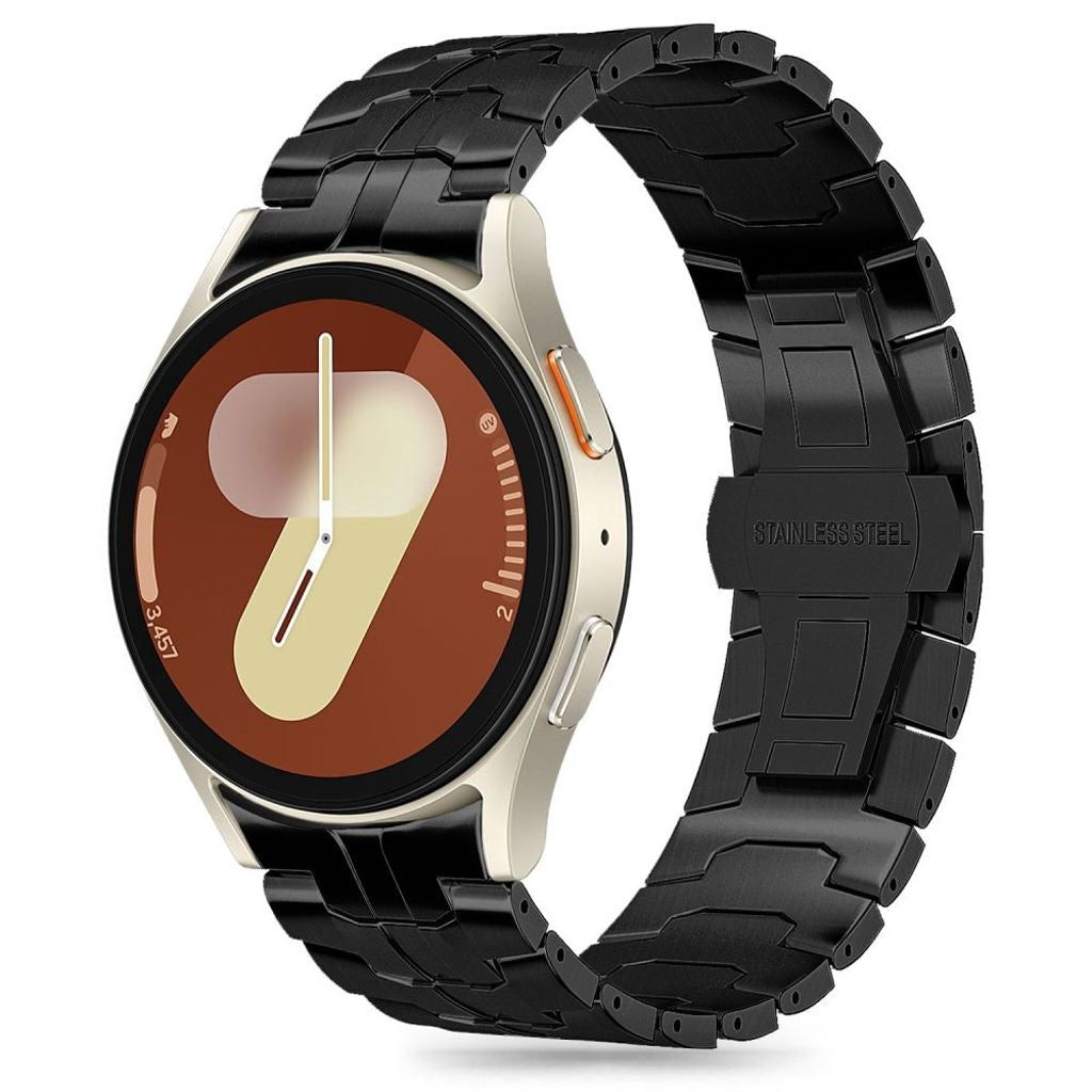 Tech-Protect Rostfritt Stål Klockarmband Galaxy Watch 4/5/5 Pro/6/7/Fe - Svart