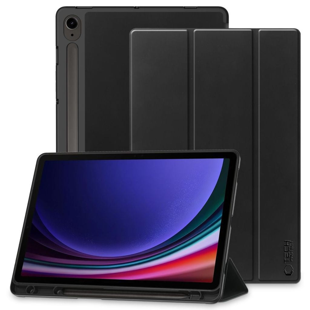 Tech-Protect SC Pen-fodral för Samsung Galaxy Tab S9 Fe 10.9" (X510/X516B) - Svart