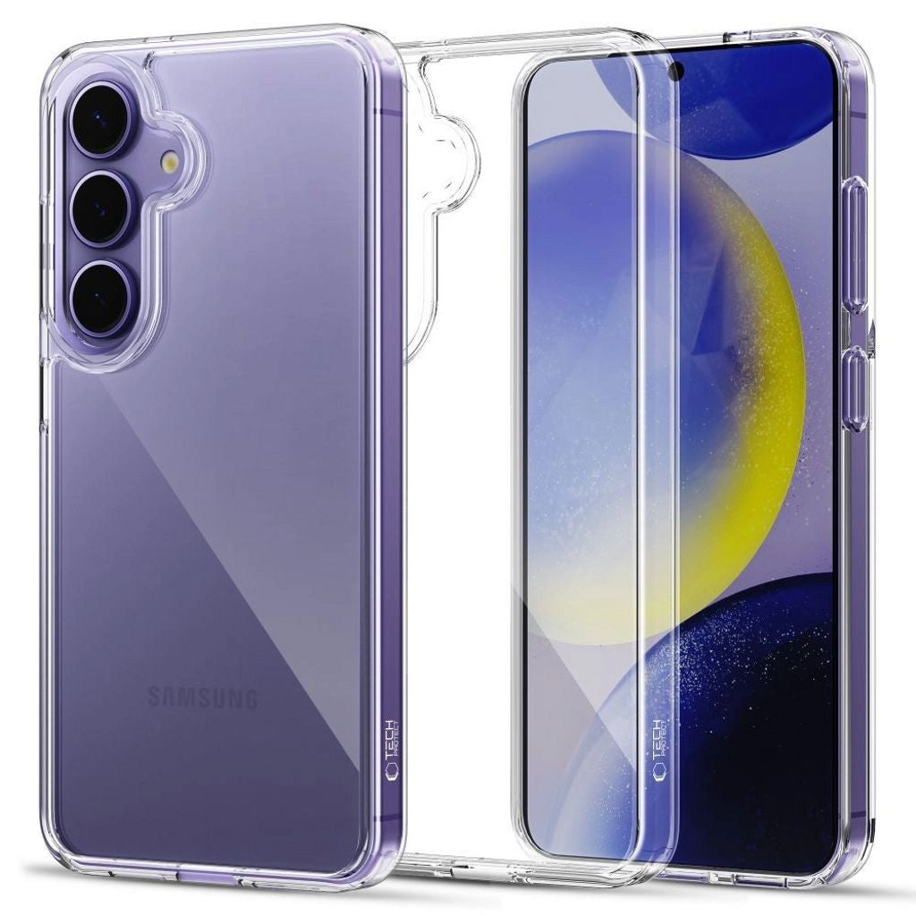 Tech-Protect Samsung Galaxy S25 Plus Flexair Hybrid Case - Transparent