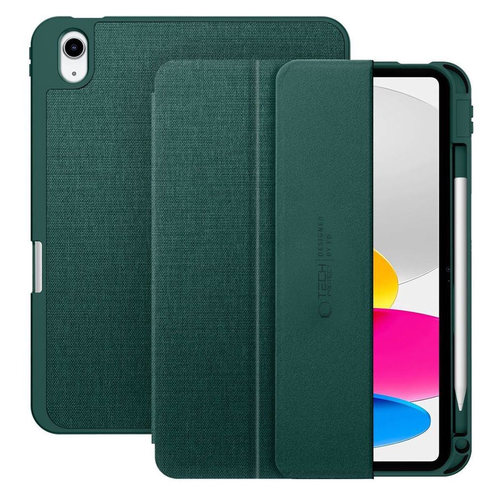 Tech-Protect Sc Pen Canvasfodral för iPad 10:e generationen 2022/A16 2025 - Grön