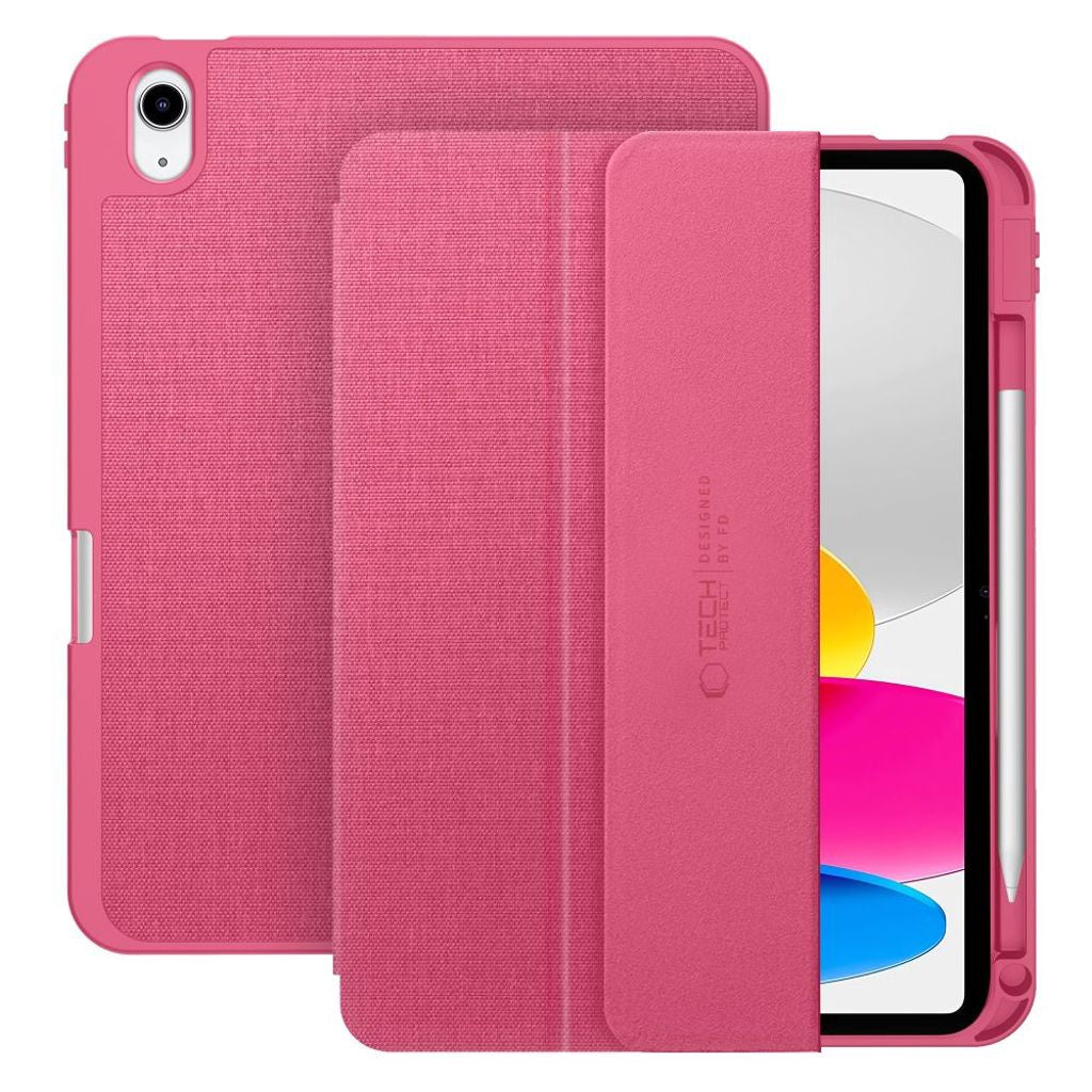 Tech-Protect Sc Pen Canvas-fodral för iPad 10:e generationen 2022/A16 2025 - Rosa