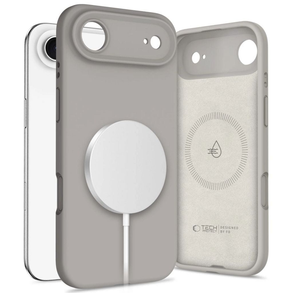 Tech-Protect Silicone MagSafe Case for iPhone Air - Gray