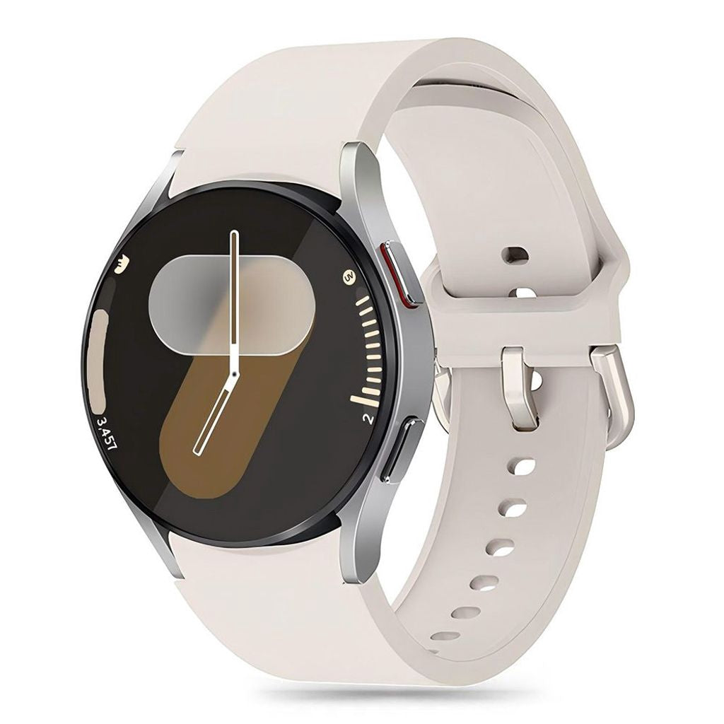 Tech-Protect Silikon Klockarmband Samsung Galaxy Watch 4/5/5 Pro/6/7/Fe - Beige