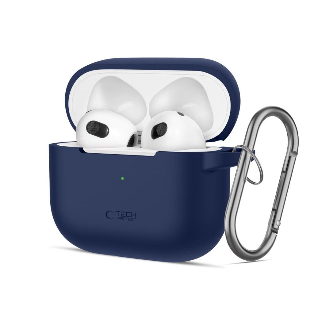 Tech-Protect Silikon Krokfodral För Airpods 3 - Blå