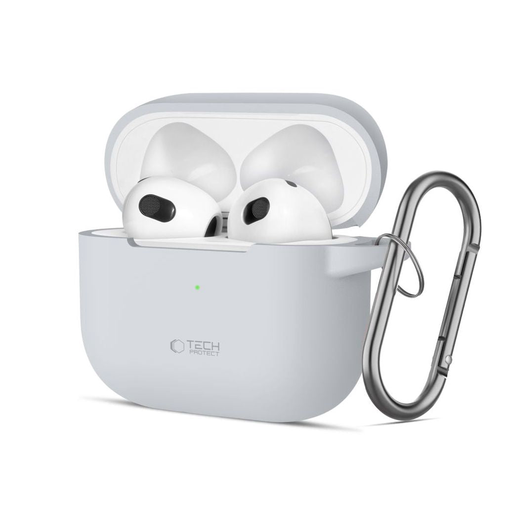 Tech-Protect Silikon Krokfodral För Airpods 3 - Grå