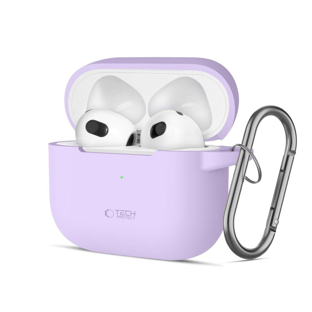 Tech-Protect Silikon Krokfodral För Airpods 3 - Lila