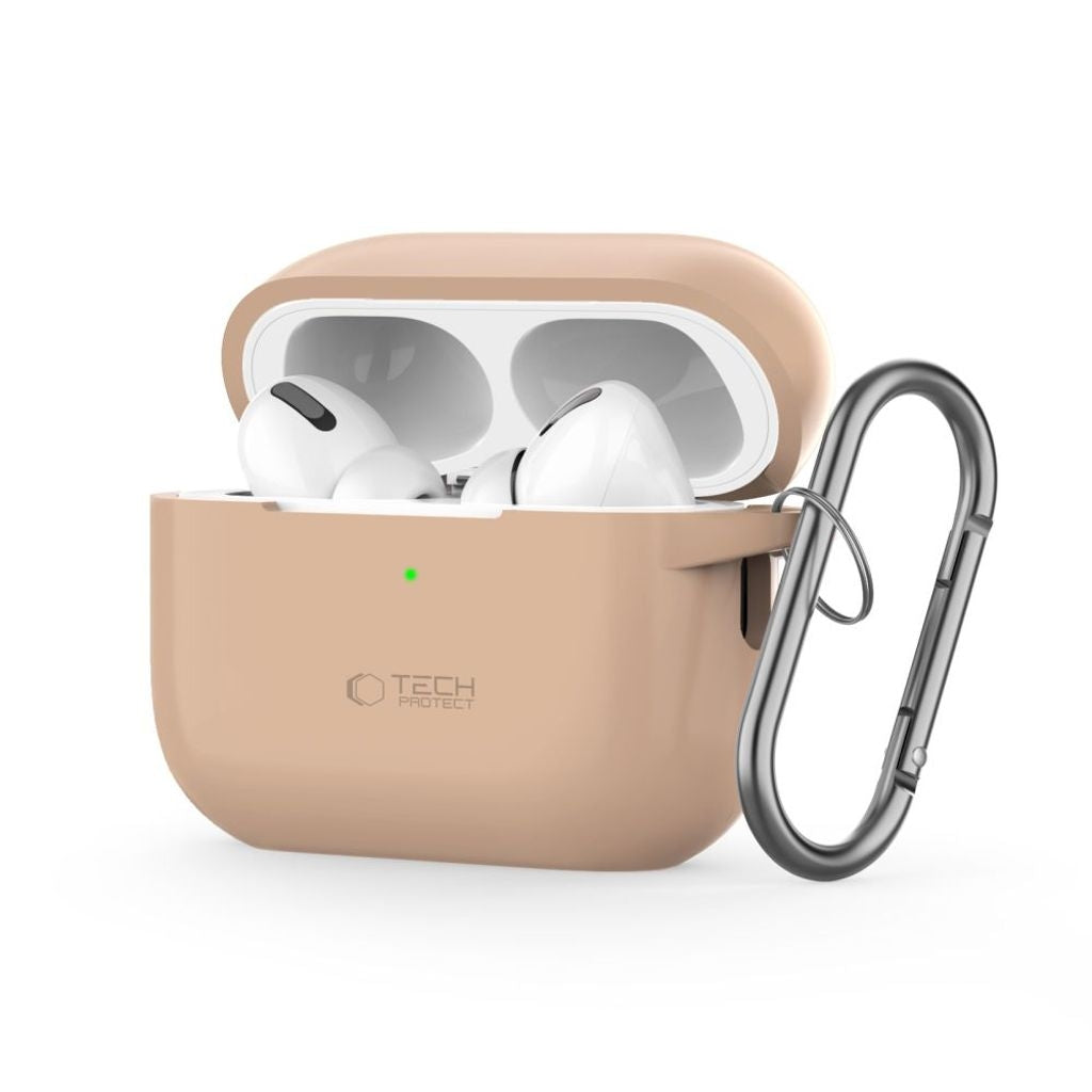 Tech-Protect Silikon Krokfodral För Airpods Pro 1 / 2 - Beige