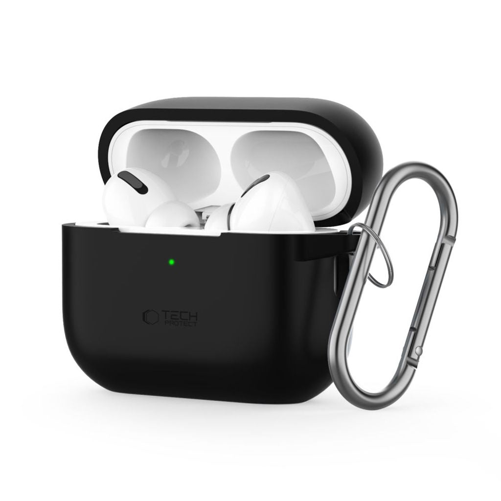 Tech-Protect Silikon Krokfodral För Airpods Pro 1 / 2 - Svart