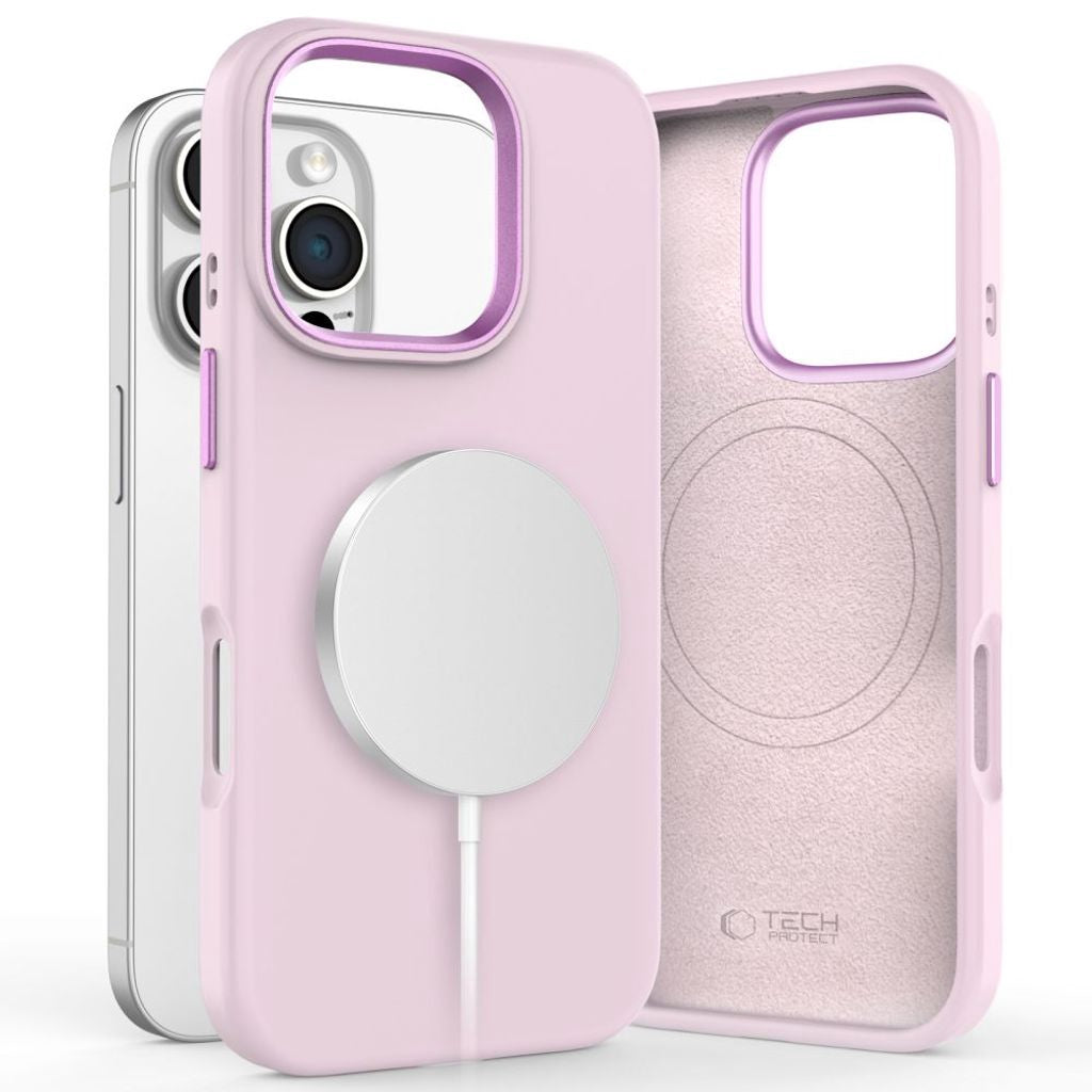 Tech-Protect Silikon Pure Magsafe-skal till iPhone 16 Pro