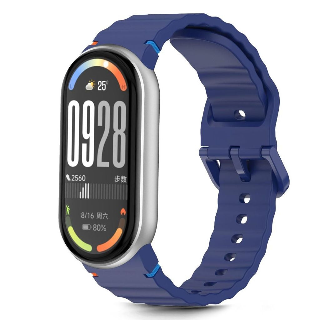 Tech-Protect Silikon Sportarmband För Xiaomi Smart Band 8/9/10/NFC - Blå