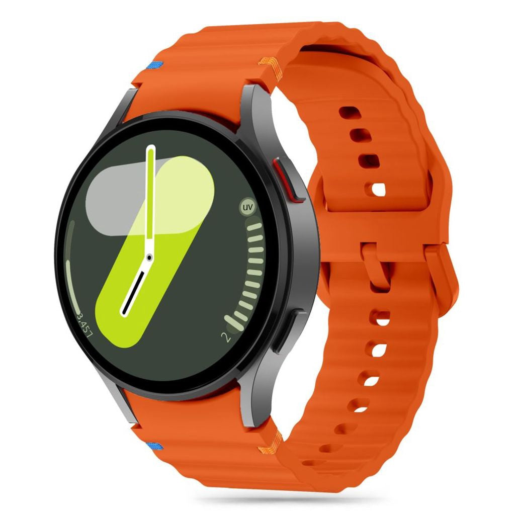 Tech-Protect Silikon Sportarmband till Galaxy Watch 4/5/5 Pro/6/7/Fe - Orange