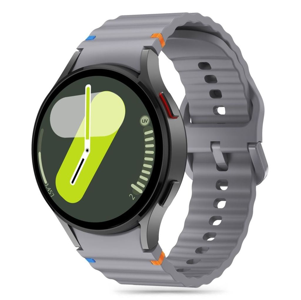 Tech-Protect Silikon Sportklockarmband Galaxy Watch 4/5/5 Pro/6/7/Fe - Grå