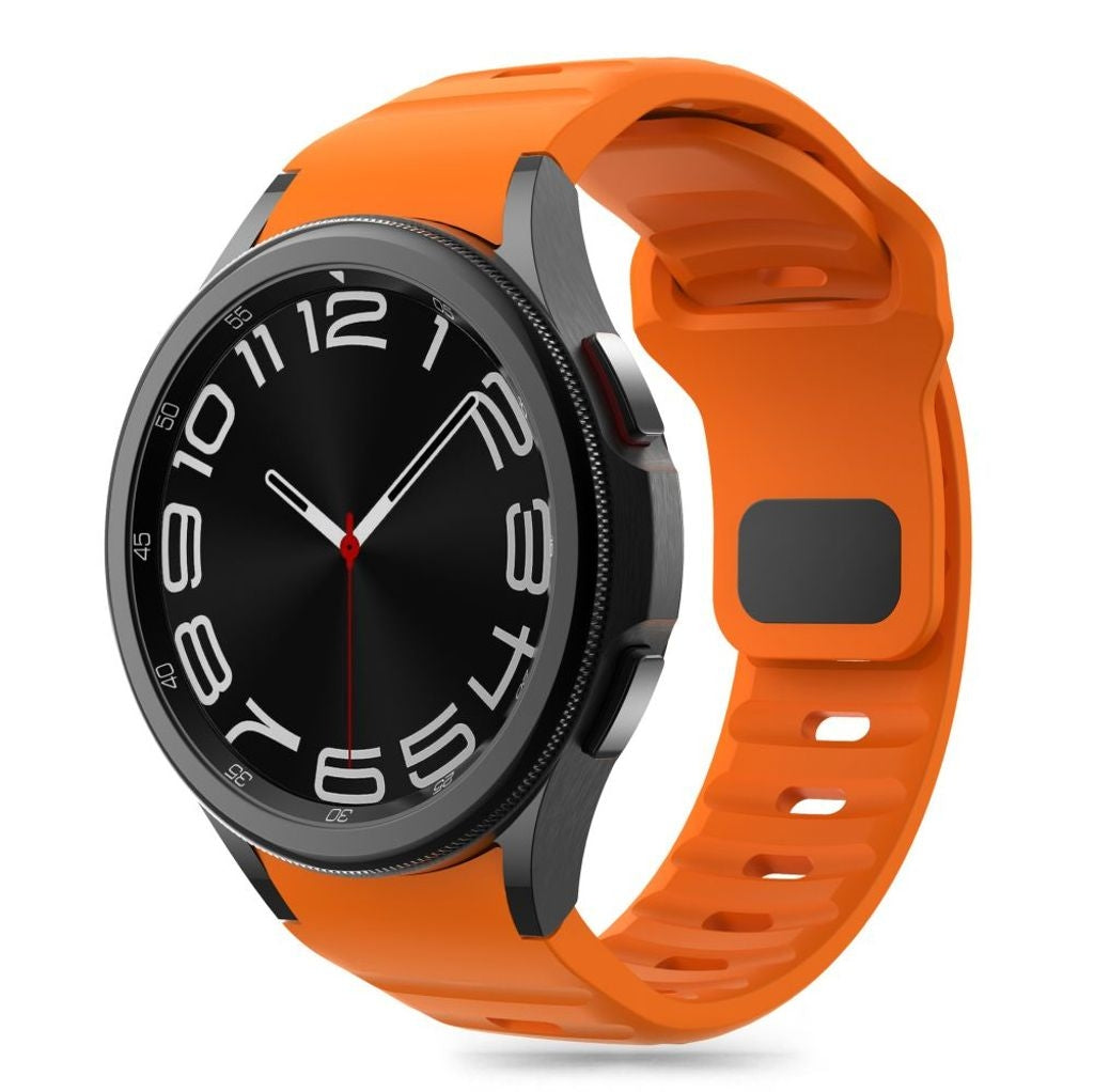 Tech-Protect Silikonarmband till Galaxy Watch 4/5/5 Pro/6/7/Fe - Orange