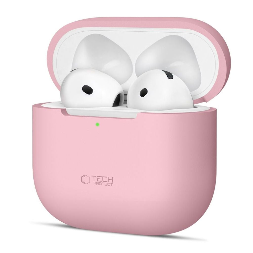 Tech-Protect Silikonskal För Airpods 4 - Rosa