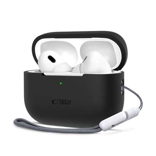 Tech-Protect Silikonskal För Airpods Pro 1 / 2 - Svart