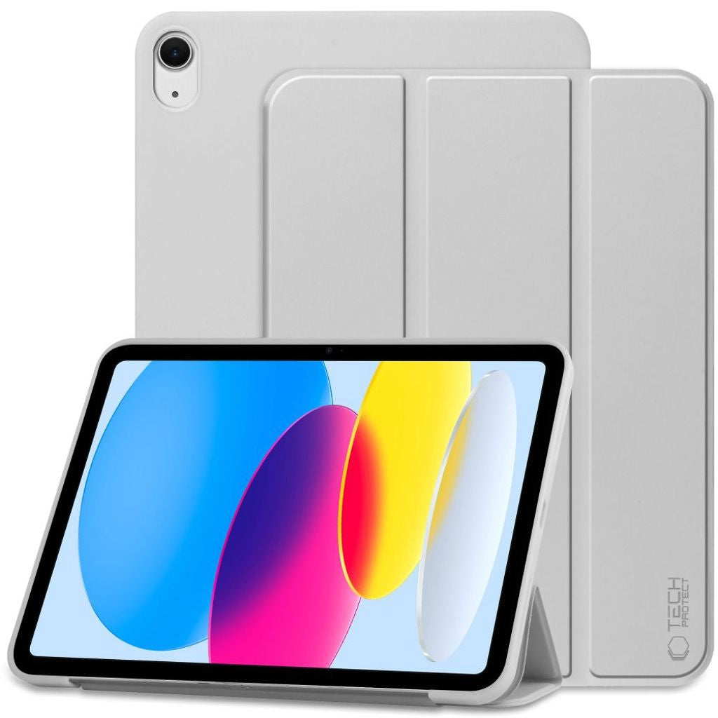 Tech-Protect Smartcase Tri-Fold Fodral För iPad 10:e Gen 2022 10.9" - Grå