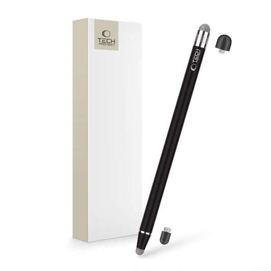 Tech-Protect Usp100 Touch Stylus Passiv Penna, 4 Spetsar – Svart