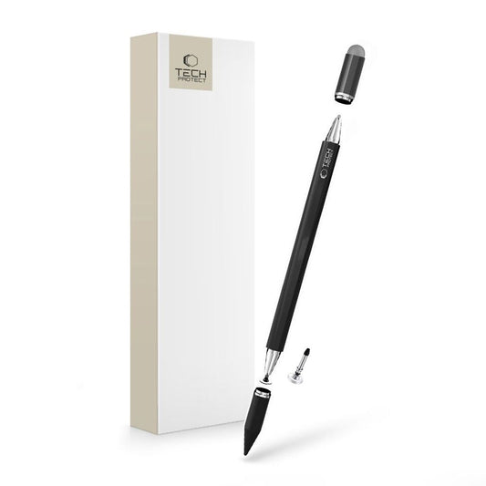 Tech-Protect Usp200 Stylus-penna Passiv Med 3 Spetsar – Svart